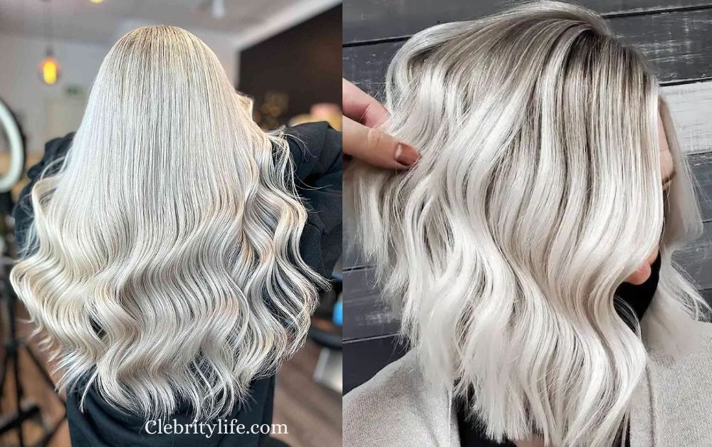 Beautiful Black Hair with Blonde Highlights Style Ideas  6 _Best Platinum blonde streaks two unique Styles