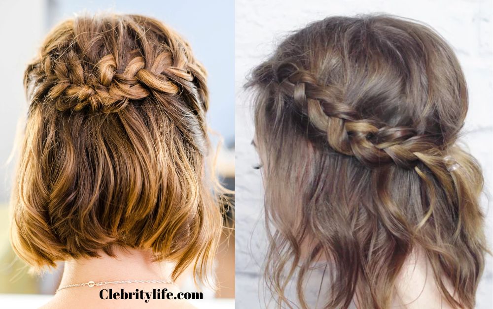 Braided Crown short hairstyles