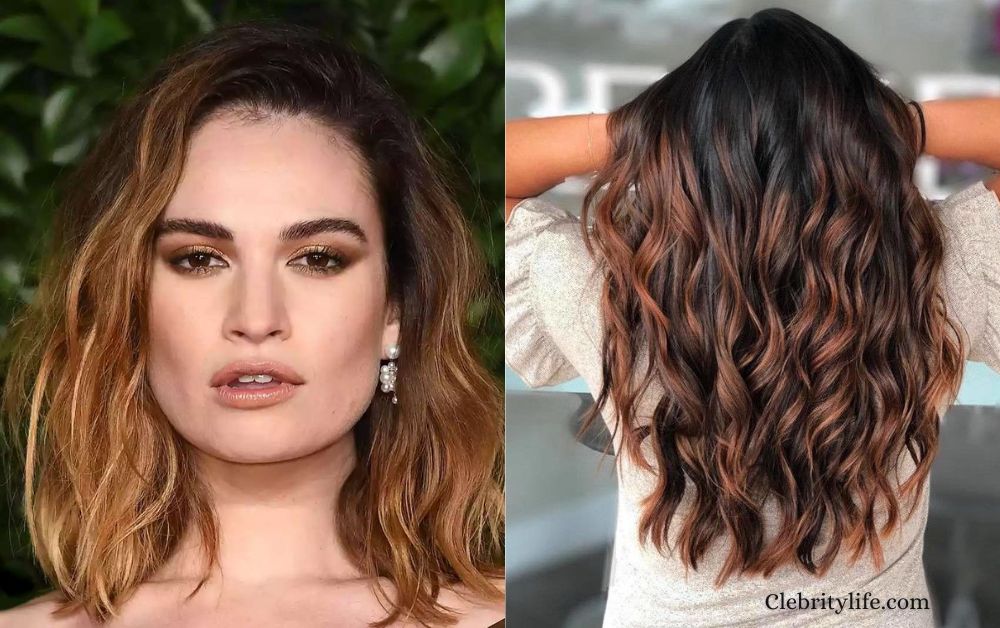 Cinnamon Ombré for Straight Black Hair
