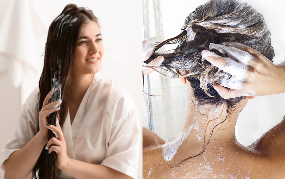 _Hair care routine for caramel highlights on black hair, sulfate-free products, deep conditioning, hair mask