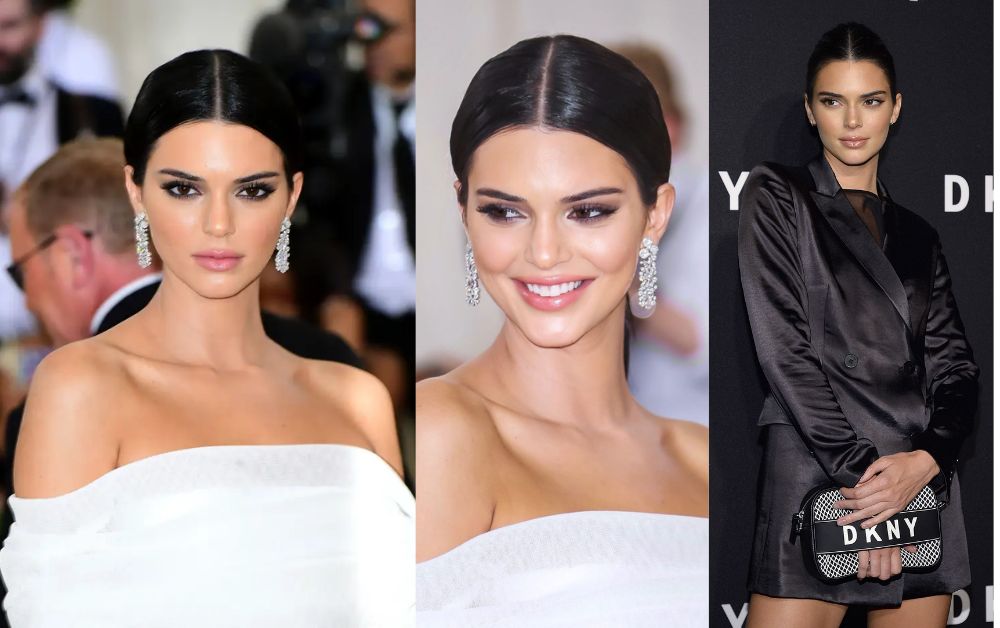 Kendall Jenner signature makeup soft glam runway look