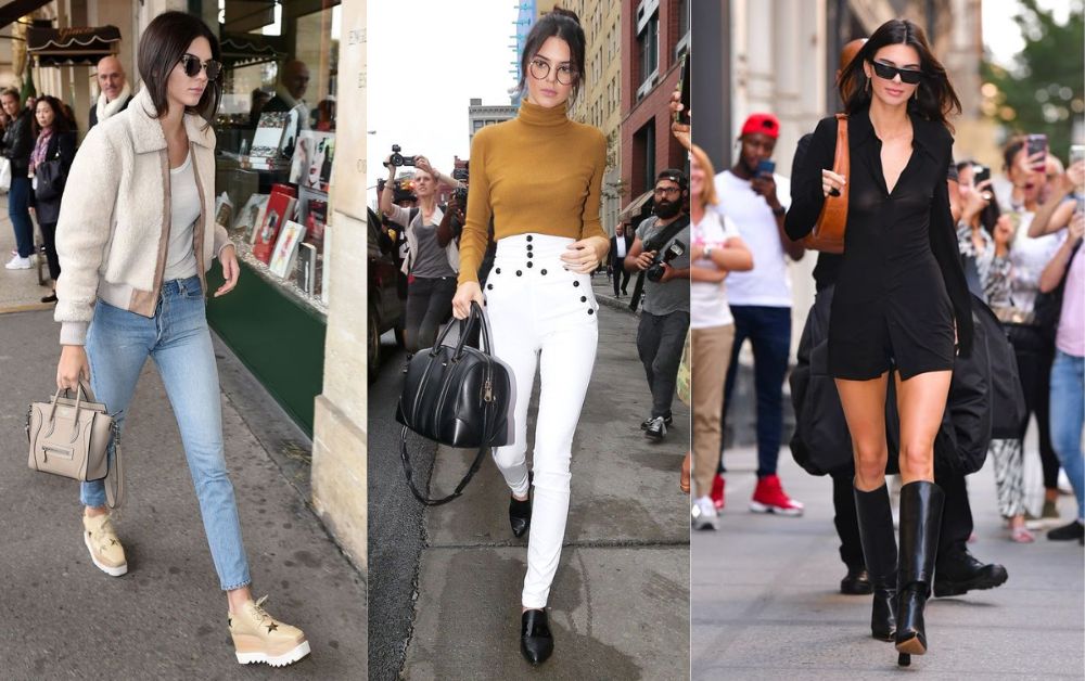 Kendall Jenner viral street style paparazzi global trend outfit photo