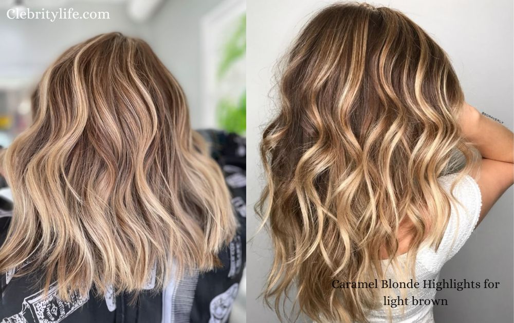 Beautiful Black Hair with Blonde Highlights Style Ideas  7 Lovely Caramel Blonde Highlights two unique Styles