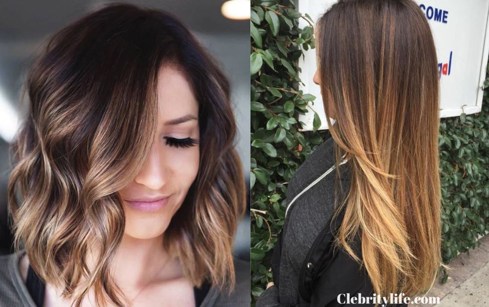 Black Hair with Highlights Caramel: Bold & Warm Look 7 _Lovely Caramel ombre ends