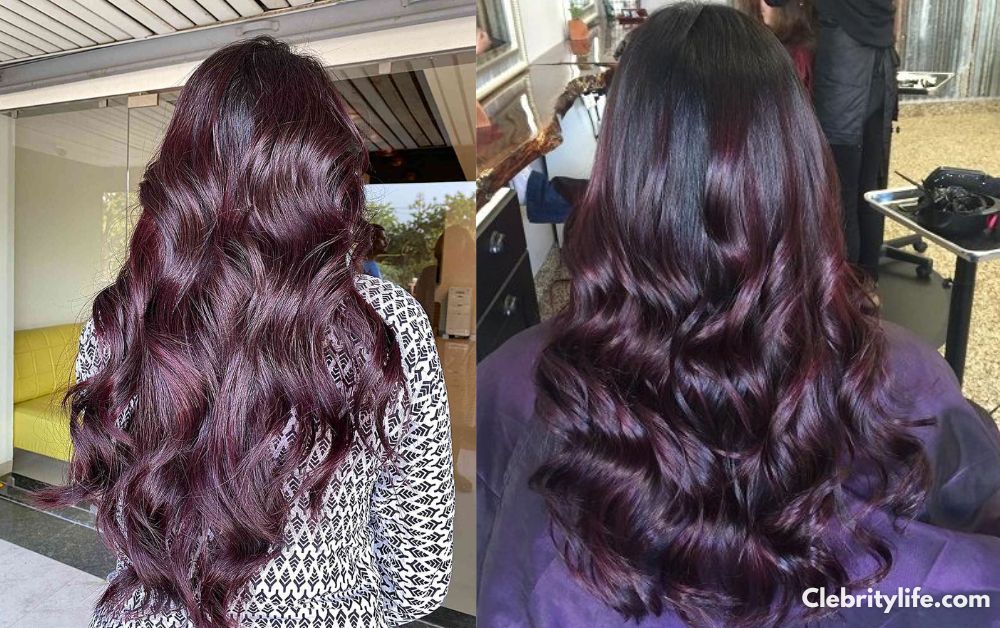 Mahogany Highlight Accents for Black Natural Curls beautiful two styles