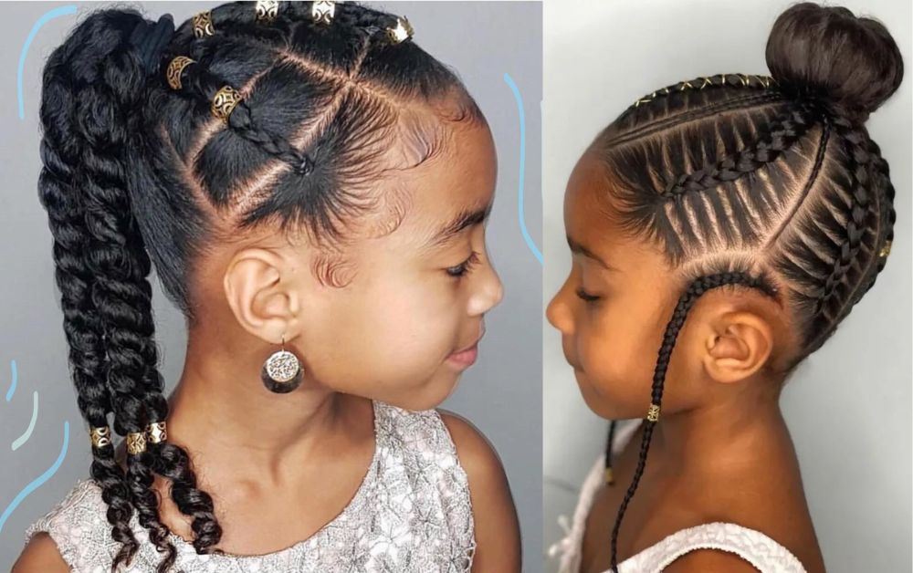 Quick and easy natural hairstyles for Black kids in a rush