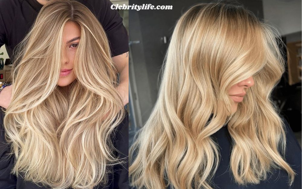 Beautiful Black Hair with Blonde Highlights Style Ideas  14 Two Butter Blonde Highlights Beautiful Ideas