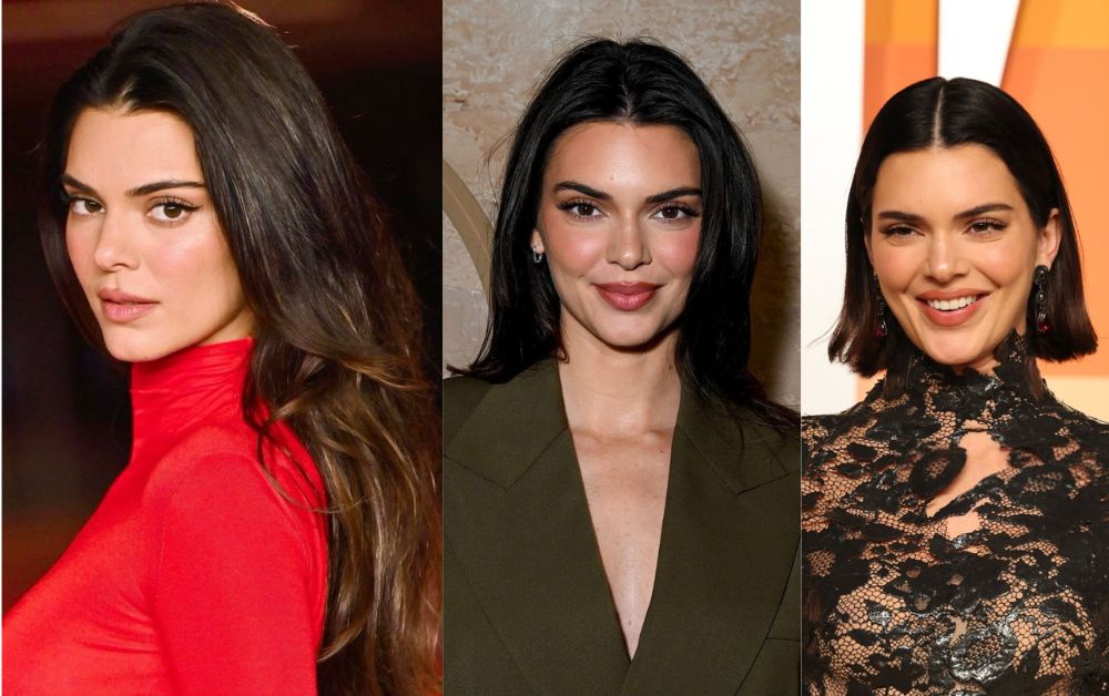 kendall jenner dewy skin makeup no filter