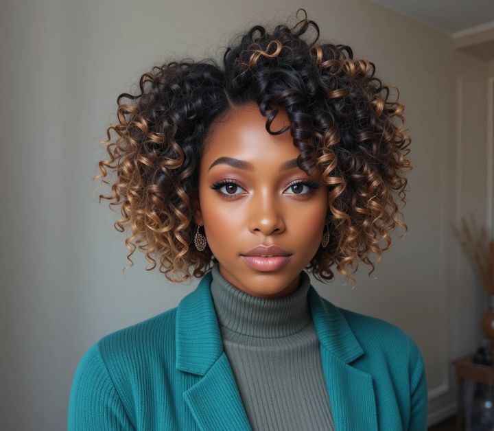 20 Stunning Short Hairstyles for Black Woman to Try in 2025 2 Black woman with short graduated coils hairstyle.