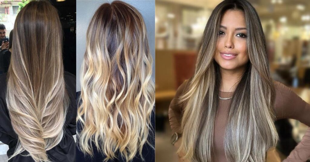 12 Trending Styles Ombre Hair Color for Brunettes 2025 6 Blonde ombre for brunettes with golden highlights.