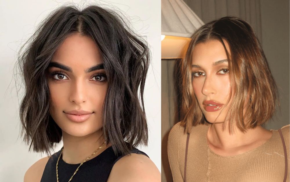 20 Wavy Hair Bob: Stylish Ideas to Inspire Your Next Look 15 Blunt wavy hair bob with sharp edges