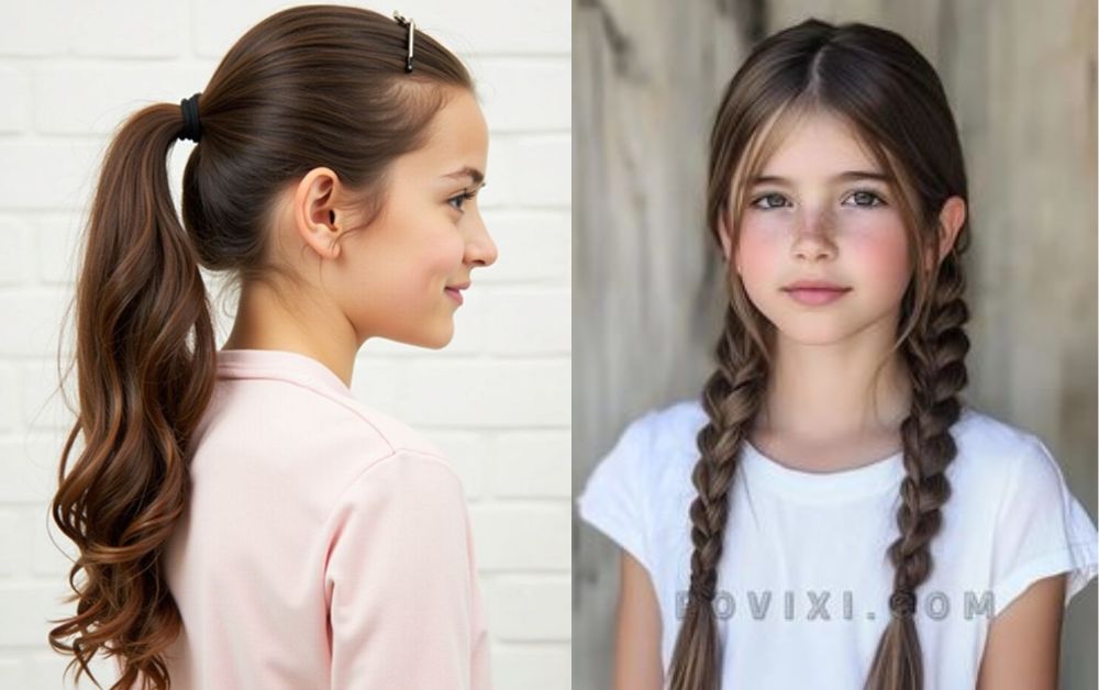 Ponytail Hairstyles for Kids: Cute and Easy Ideas 2 Classic kids ponytail hairstyles
