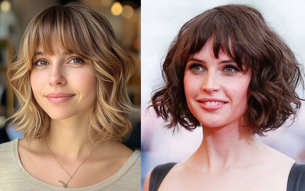 20 Wavy Hair Bob: Stylish Ideas to Inspire Your Next Look 6 Layered wavy hair bob adding volume