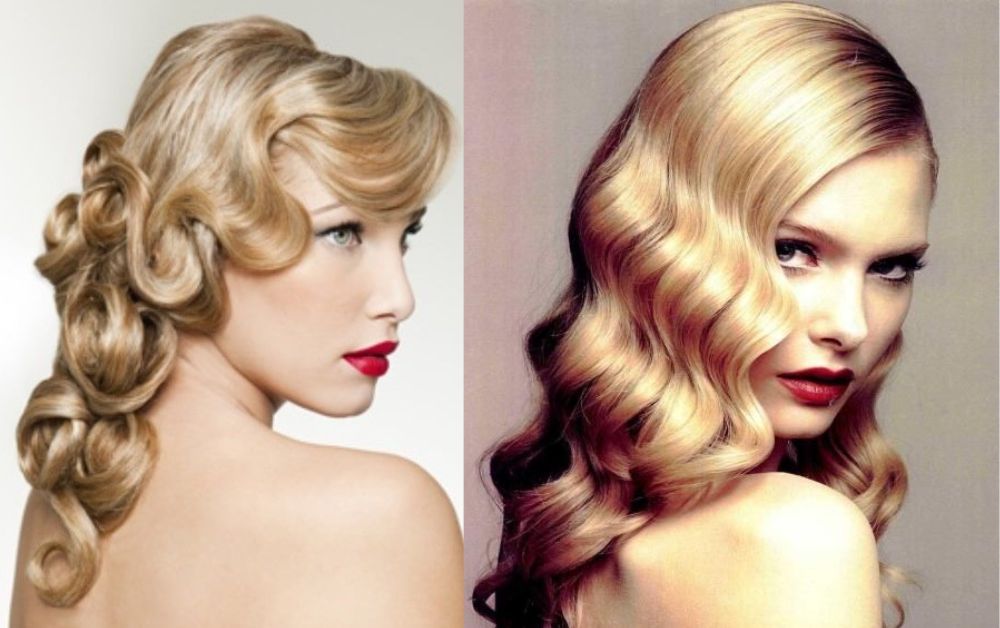 Old Hollywood waves for glamorous formal occasions