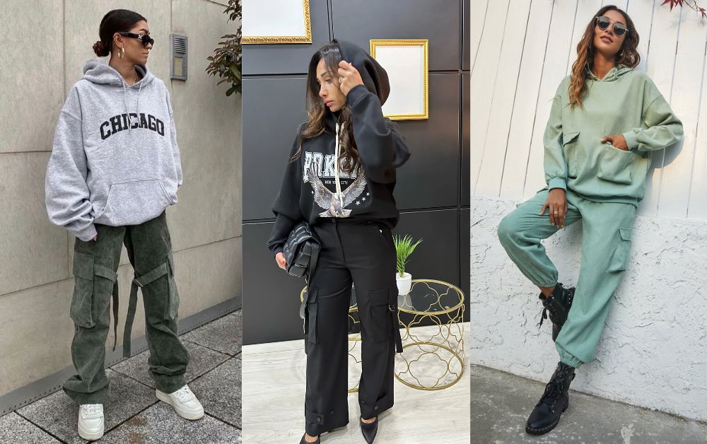 Chill Outfits: Your Ultimate Guide to Effortless Style 7 Outdoor outfit with cargo pants and hoodie