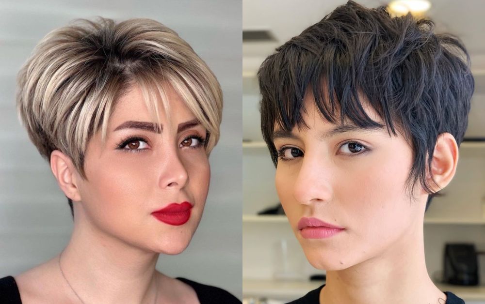Pixie Haircuts for Woman: A Bold and Timeless Style 6 Pixie haircut for woman with stylish front bangs
