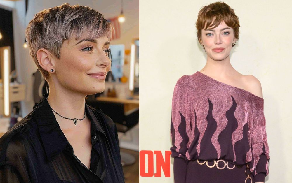 Pixie haircut for woman