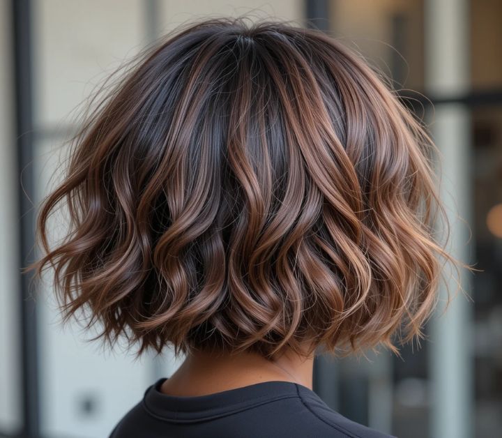 20 Stunning Short Hairstyles for Black Woman to Try in 2025 21 Short Wavy Bob with Bangs for Black women