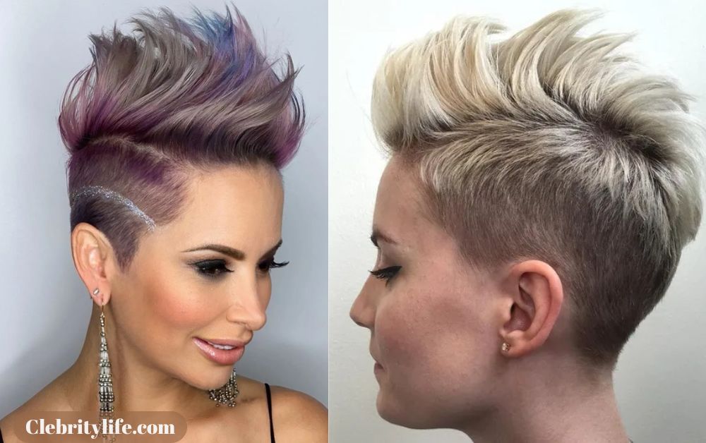 Trendy Spiky Hairstyles to Rock an Edgy and Modern Look 14 Spiky Pixie with Undercut Design Women's