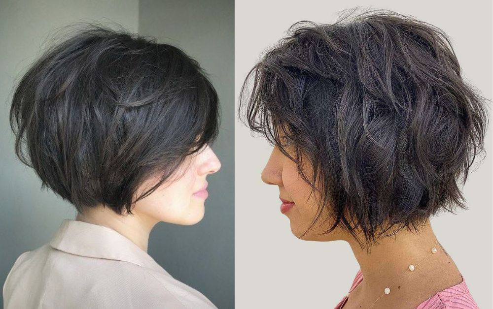 20 Wavy Hair Bob: Stylish Ideas to Inspire Your Next Look 3 Stylish layered wavy hair bob with volume