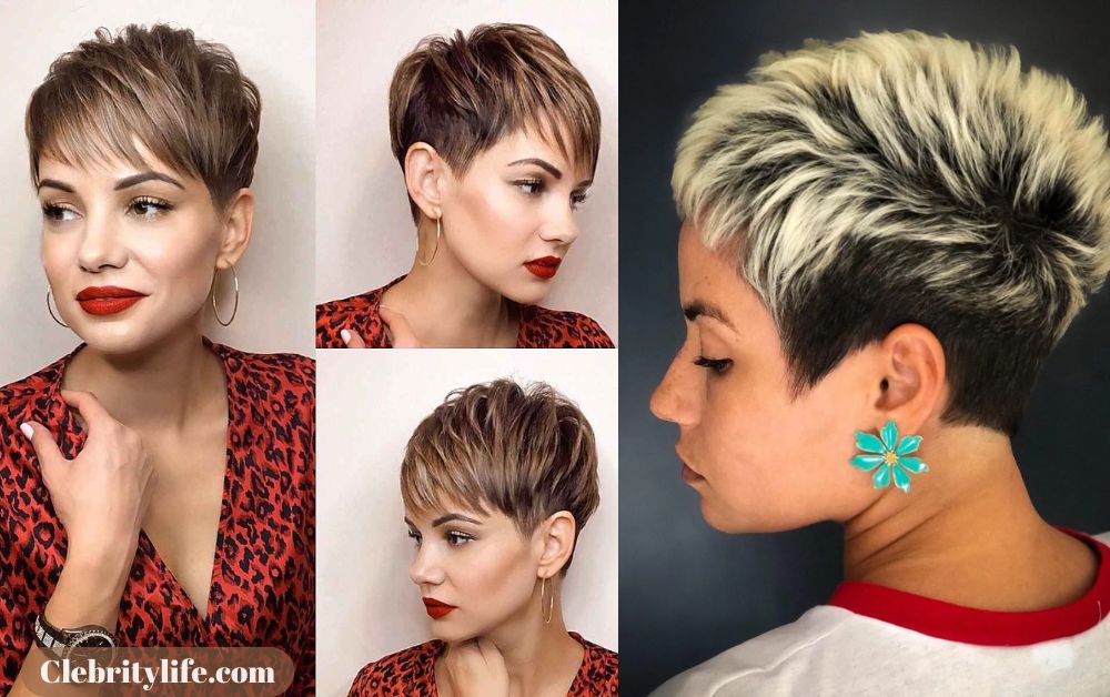 Trendy Spiky Hairstyles to Rock an Edgy and Modern Look 21 Two-Tone Spiky Pixie style for you