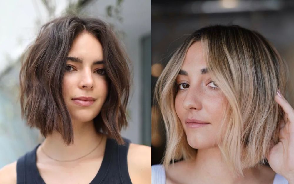 20 Wavy Hair Bob: Stylish Ideas to Inspire Your Next Look 11 Wavy hair bob with middle part symmetry