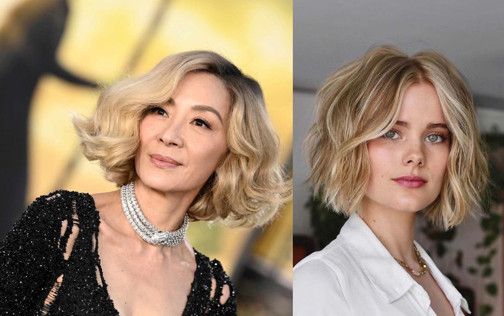 20 Wavy Hair Bob: Stylish Ideas to Inspire Your Next Look 2 Woman with classic wavy hair bob hairstyle
