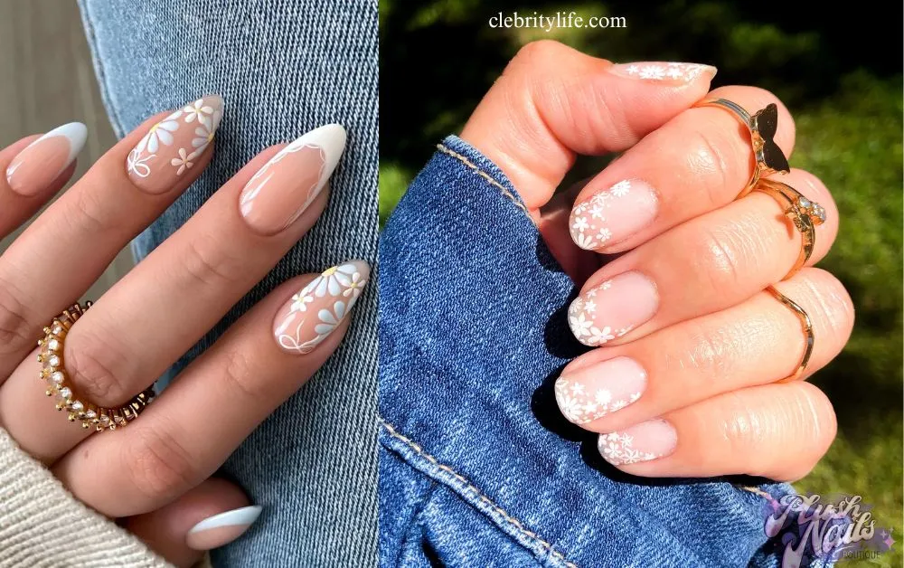 French Nail: Timeless Elegance for Every Occasion 9 Classic Floral French Nail designs