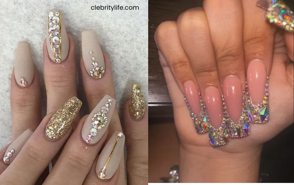 French Nail: Timeless Elegance for Every Occasion 10 Classic Rhinestone French Nail designs