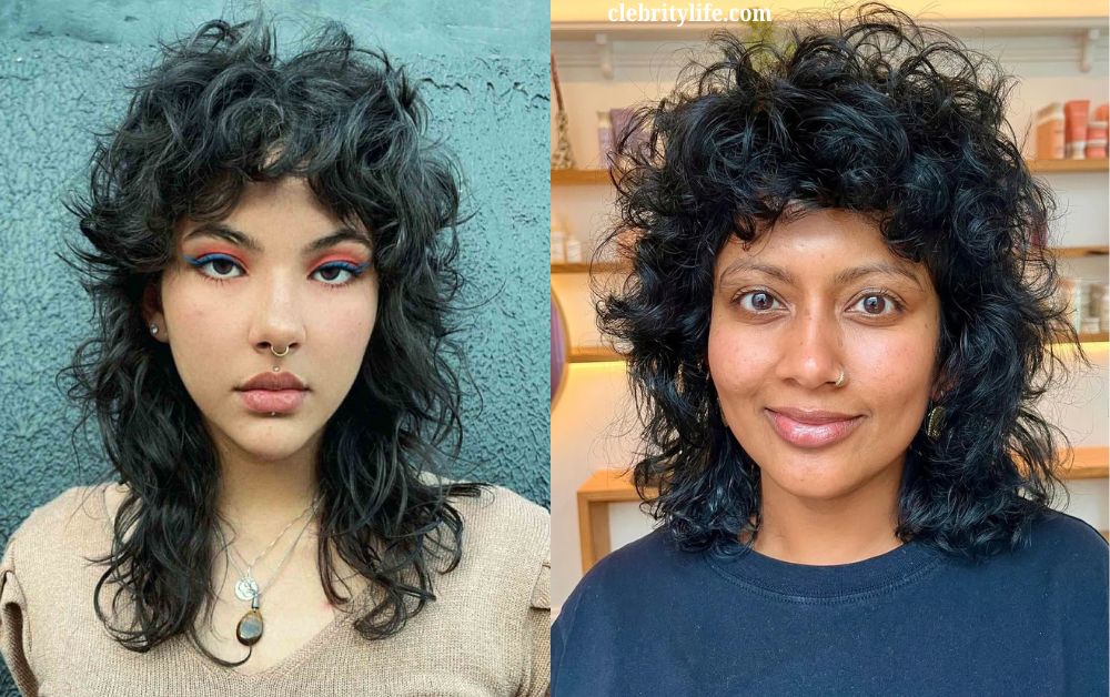 Curly Wolf Haircut