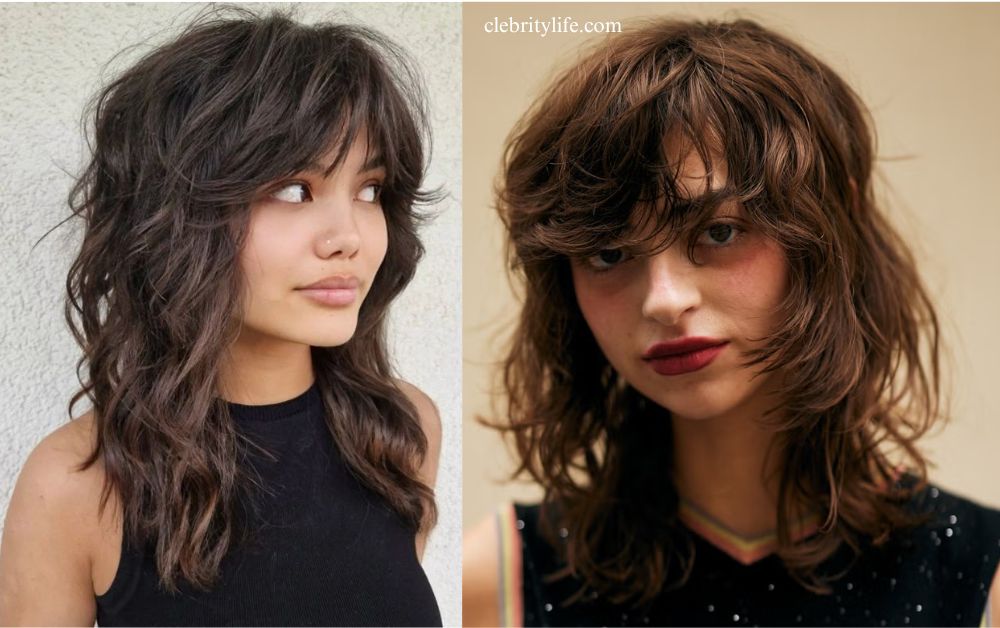 Layered Wolf Haircut for woman ideas two different styles
