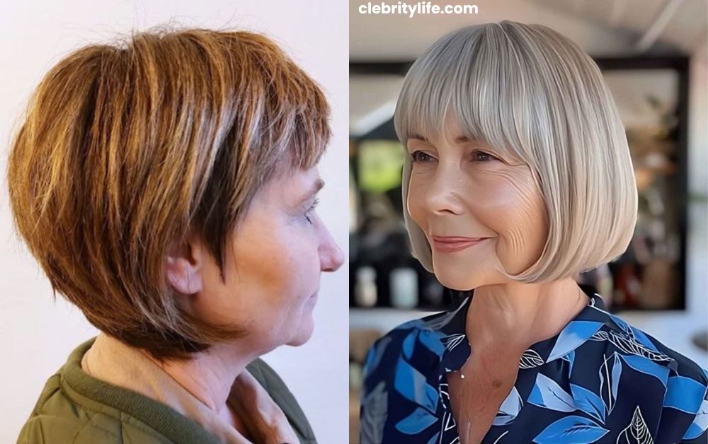 Short Hair Styles for Women Over 60 Chic Timeless Looks 5 Short Crop with Bangs for Women Over 60 Chic