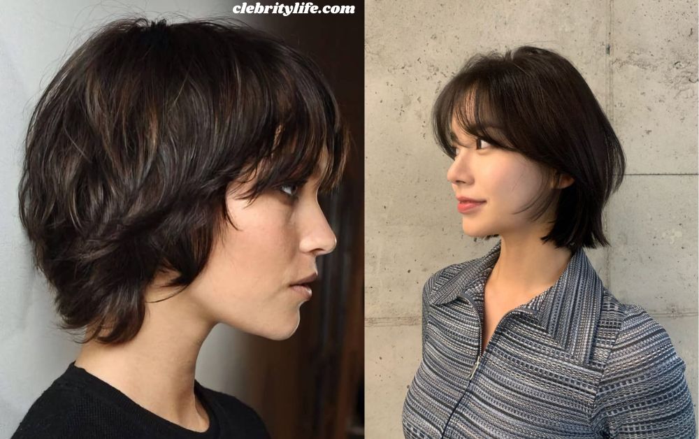 Short Wolf Haircut for woman ideas two different styles