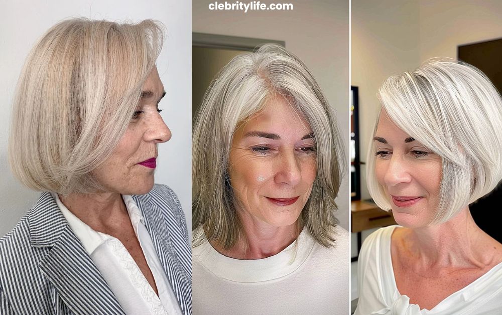 Short Hair Styles for Women Over 60 Chic Timeless Looks 6 Sleek Chin-Length Bob for Women Over 60 Chic