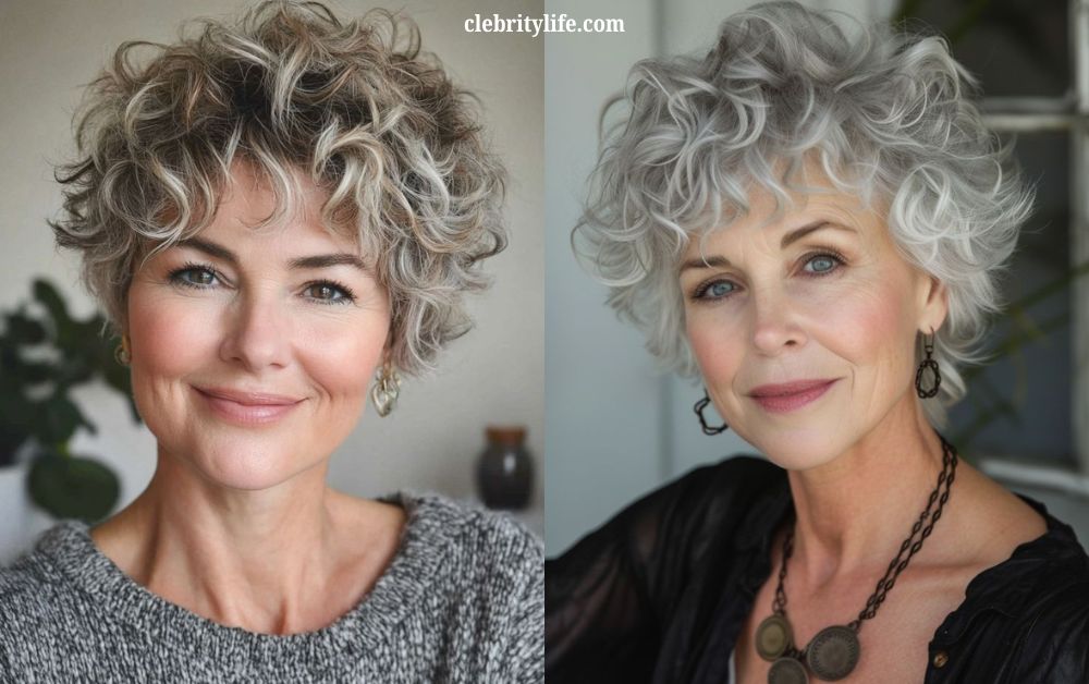 Short Hair Styles for Women Over 60 Chic Timeless Looks 8 Soft Curly Crop for Women Over 60 Chic