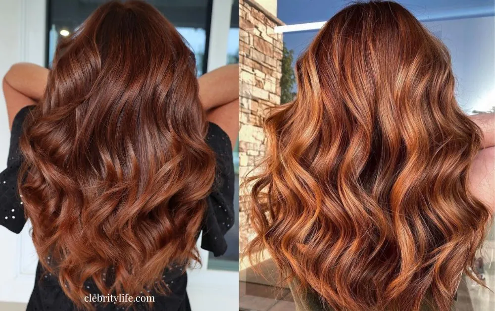 Auburn Hair Styles: Timeless Looks, Trends & Inspiration 3 Two Classic Auburn Balayage Glow Styles