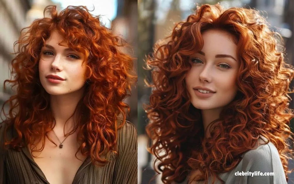 Auburn Hair Styles: Timeless Looks, Trends & Inspiration 8 Two Classic Auburn Curly Glam Styles