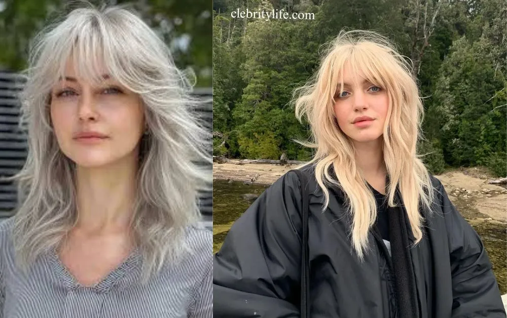 Wolf Haircut Styles: Trendy & Edgy Hair Inspiration 3 Two Designs Classic Shaggy Wolf Cut with Bangs