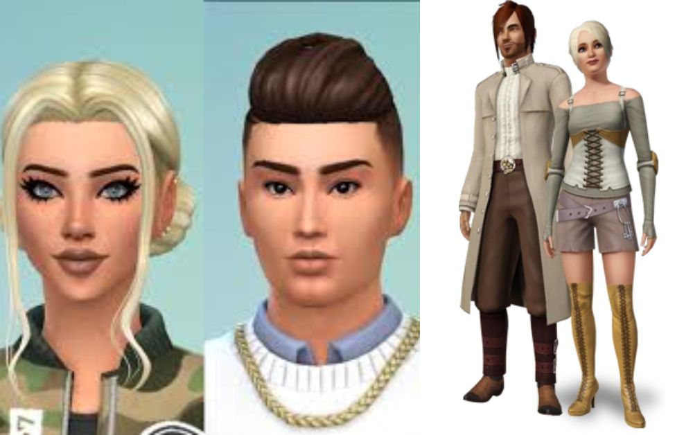 Sims 4 Alpha Hairs: Transform Your Sims with Realistic Styles 10 Alpha Hairs for Male and Female Sims two styles