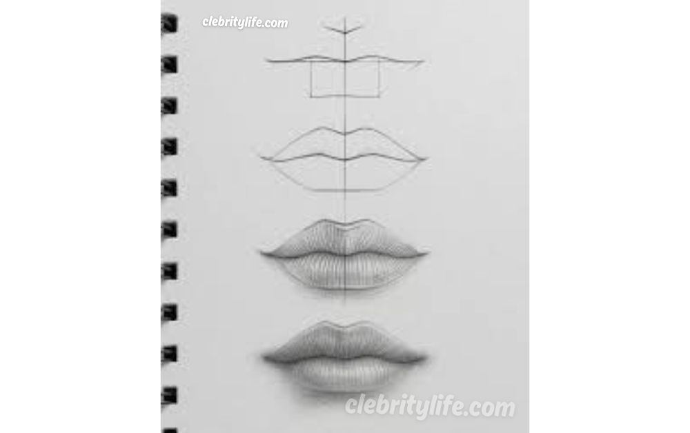 Lips Drawing: 10 Creative Ideas to Master Realistic Lip Art 2 Basic Outline for Beginners lips drawing look