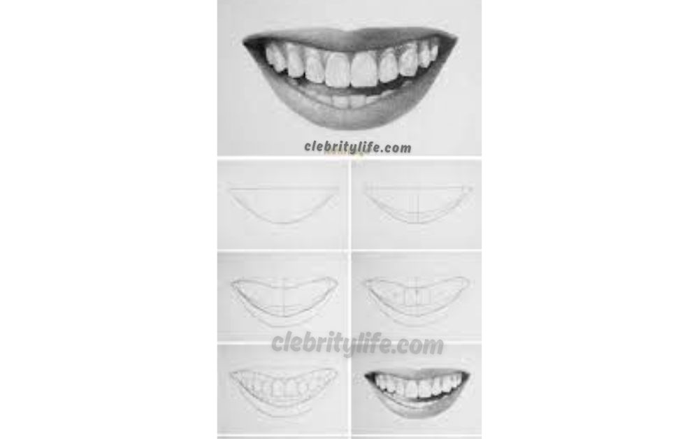 Lips Drawing: 10 Creative Ideas to Master Realistic Lip Art 4 Best Smiling lips drawing look