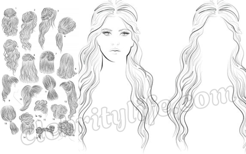 Hairstyles Drawing Ideas: Creative Ways to Master Hair Art 8 Different Art Styles for Hair Drawings Ideas
