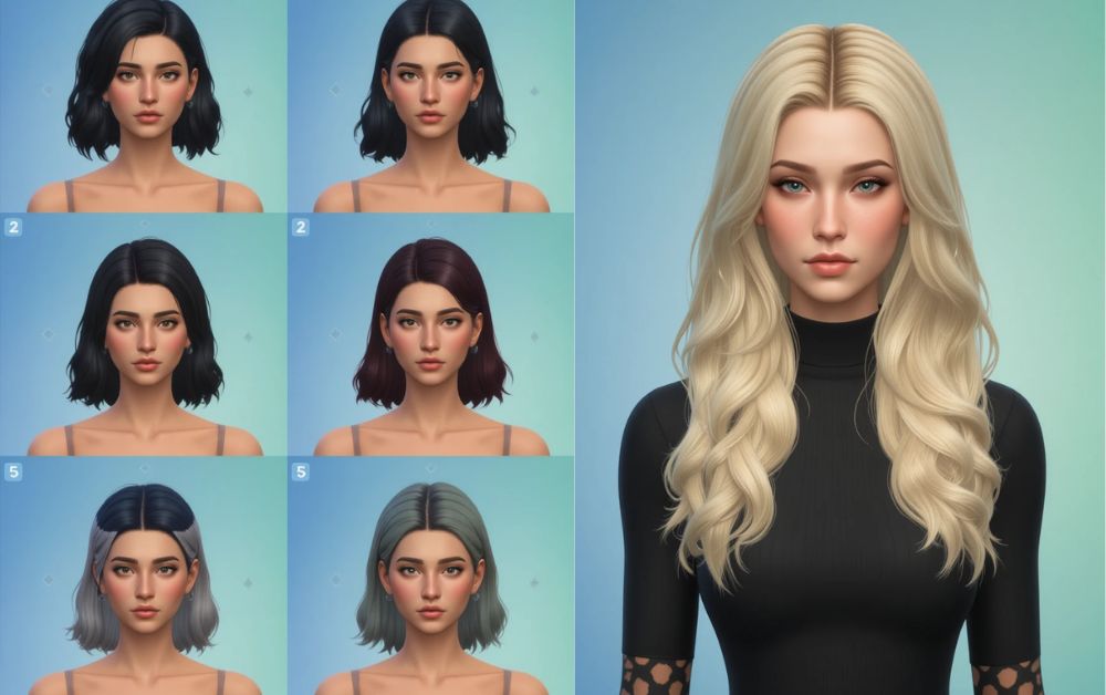 Sims 4 Alpha Hairs: Transform Your Sims with Realistic Styles 8 Sims 4 Alpha Hairs Correctly styles