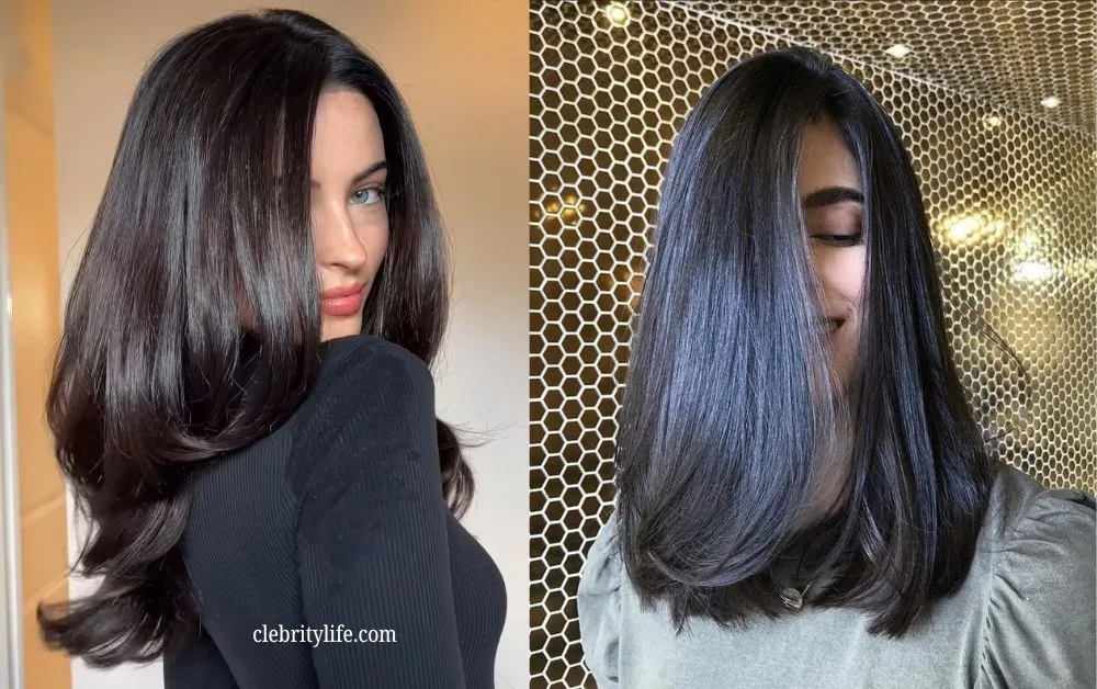 10 Stunning Black Hair Ideas for Stylish Everyday Looks 2 Sleek Straight Style Black Hair Ideas