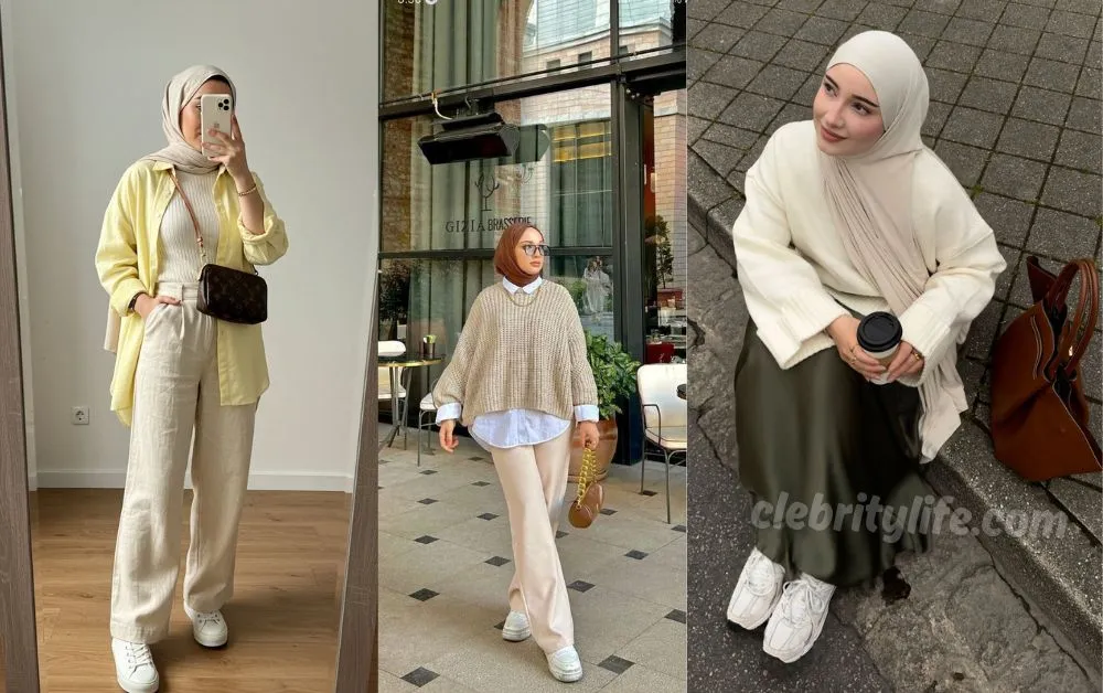 Three Hijabi Outfits with Modern Style Ideas