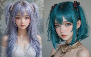 Two Anime Hairstyles for woman styles