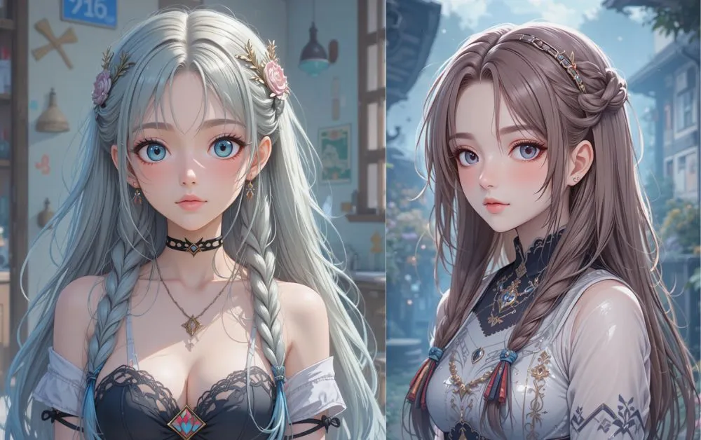 Top 10 Anime Hairstyles That Inspire Bold and Creative Looks 9 Two Anime hairstyles with Braided Styles