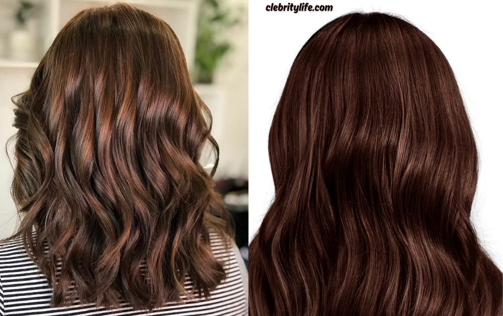Two Beautiful & lovely Mahogany Brown Hair Ideas