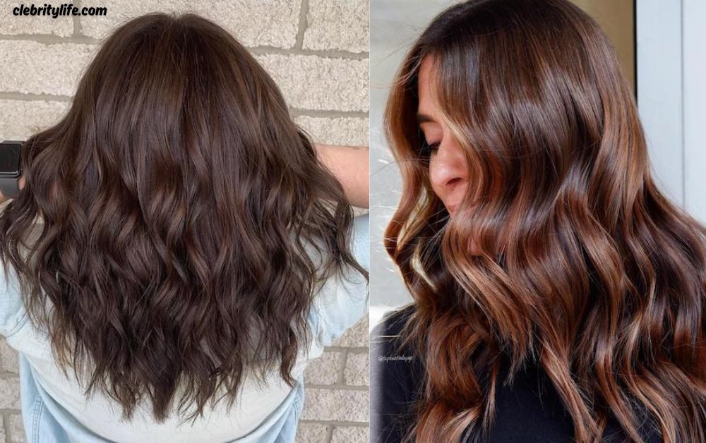 Two Beautiful & lovely Mocha Brown Hair Ideas