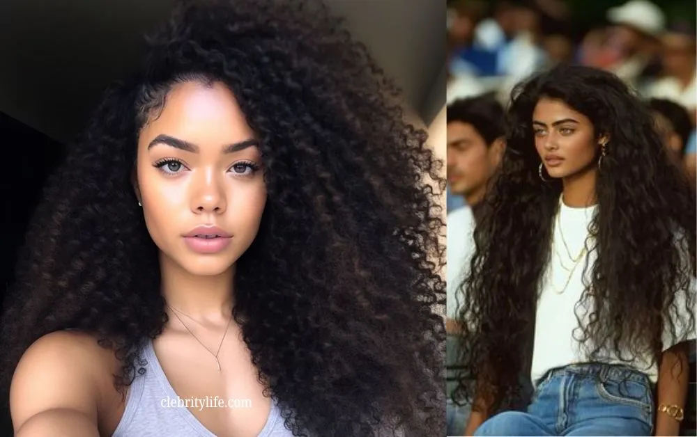 10 Stunning Black Hair Ideas for Stylish Everyday Looks 3 Two Black Hair Ideas with Voluminous Curls